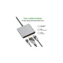 Adaptador Tipo C 3 Em 1 Hdmi Usb 3.0 Usb C Compativel S20 S21 S22 Macbook M1 Domoko - 3
