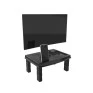 Base Para Notebook E Monitor Preto Waleu - 1
