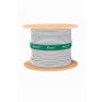 Cabo Coaxial 4Mm 75Ohms Master Nu Cftv (Caixa Com 100 Metros) Dupla Blindagem Branco - 1