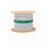 Cabo Coaxial 4Mm 75Ohms Master Nu Cftv (Caixa Com 100 Metros) Dupla Blindagem Branco - 1