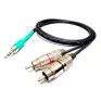 Cabo De Audio P2 Macho X Rca Duplo 5 Metros Oem - 1