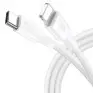 Cabo De Carregamento Usb-C M X Lightning M 3A 1 Metro Branco Cab273 1hora - 1