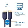 Cabo Hdmi X Hdmi 15,0 Metros 2.0 4K Ultrahd 4K15 Aquario - 2