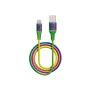 Cabo Usb X Usb Tipo-C Para Samsung Iphone 14 E 15 Rainbow Recarga Sincronizao 1 Metro Tc10Rb Elg - 1
