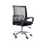 Cadeira Escritorio Base Cromada Preta 1050 Fortt - 2
