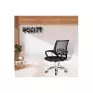 Cadeira Escritorio Base Cromada Preta 1050 Fortt - 4