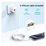 Carregador 2 Portas 20W + Cabo Tipo C - Lighting Gar163 1Hora - 3