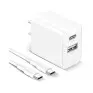 Carregador 2 Portas 20W + Cabo Tipo C Gar162 1Hora - 1