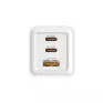 Carregador De Parede Universal 2 Usb-C 1 Usb-A 3.0A W65gan Elg - 3