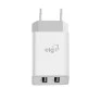 Carregador De Parede Universal 2 Usb 1A 2.4A Wc124A Elg - 1