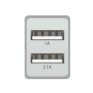 Carregador De Parede Universal 2 Usb 1A 2.4A Wc124A Elg - 2
