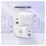 Carregador De Parede Universal Turbo 2 Em 1 Survivor Gs-8877 Gshield - 3
