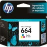 Cartucho De Tinta 664 Colorido F6V28Ab Hp - 1