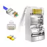Conector Rj45 Blindado Cat6 Rj45C6M100 8P8C Exbom - 2