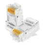 Conector Rj45 Cat5E Macho (Unidade) Cont-Rj45P1K Exbom - 1