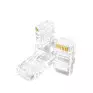Conector Rj45 Cat5 Cat5e Vazado (Com 100 Unidades) Gurumania - 2