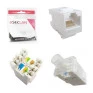 Conector Rj45 Femea Keystone Cat6 Jack Ad0314W Seccon - 1