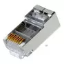 Conector Rj45 Macho 8X8 Cat6 Blindado Exbom - 2