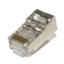 Conector Rj45 Macho Cat5E Blindado Br Cabos CE - 1