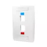 Espelho Plastico 4X2 2 Saida Branco Om7 - 1