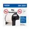 Etiqueta Termica 62Mmx15,2M Preto Vermelho Dk2251 Brother - 3