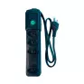 Filtro De Linha 4 Tomadas Bivolt Com Fusivel 10A Preto Naticon - 1