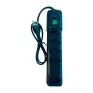 Filtro De Linha 5 Tomadas Bivolt Com Fusivel 10A Preto Naticon - 1