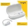 Fone De Ouvido Bluetooth 5.0 Spot Resistente A Agua Branco Fn571 Bright - 2