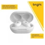 Fone De Ouvido Bluetooth Tws Sport Nano Branco Fn583 Bright - 3
