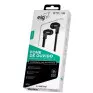 Fone De Ouvido Com Fio Microfone Preto Ep12Bk Elg - 2