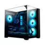 Gabinete Gamer Atx Mid-Tower Aquario Mega Shark Sem Fonte Lateral/Frontal Em Vidro Cg-01Fd Kmex - 1