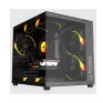 Gabinete Gamer Atx Forcefield Black Vulcan Sem Fonte Lateral/Frontal Em Vidro Gffbvbp Pcyes - 1