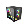 Gabinete Gamer Atx Mid-Tower Forcefield Black Vulcan Sem Fonte Lateral/Frontal Em Vidro Gffbvp Pcyes - 6