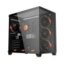 Gabinete Gamer Atx Forcefield Max Black Vulcan Sem Fonte Lateral/Frontal Em Vidro Gffmaxbv Pcyes - 1