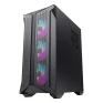 Gabinete Gamer Atx Brufen C1 Full Window Sem Fonte Lateral Em Vidro Frontal Com Led Argb 3608Bk Game - 1