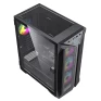 Gabinete Gamer Atx Brufen C1 Full Window Sem Fonte Lateral Em Vidro Frontal Com Led Argb 3608Bk Game - 3