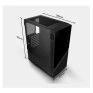 Gabinete Gamer Atx Mid-Tower Set Black Vulcan Sem Fonte Lateral Em Vidro Gsbvpbr Pcyes - 3