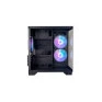 Gabinete Gamer Grand Soul Pro Sem Fonte Lateral Em Vidro Com 3x Fans Preto Bg-052 Bluecase - 4