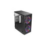 Gabinete Gamer Hive Sem Fonte Lateral Em Vidro 2x Fans Bg-057 Bluecase - 2
