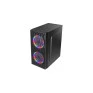 Gabinete Gamer Hive Sem Fonte Lateral Em Vidro 2x Fans Bg-057 Bluecase - 3