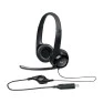 Headset Biauricular ** Com Microfone Usb H390 981-000014 Preto Logitech - 1
