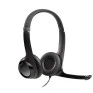 Headset Biauricular Com Microfone Usb H390 981-000014 Preto Logitech - 1