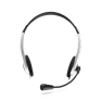 Headset Biauricular P2 Com Microfone Ph-01S1 Prata C3Tech - 1