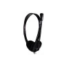Headset Biauricular Usb Com Microfone Preto Hs100 Oex - 2