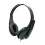 Headset Office Biauricular Usb Com Microfone Over-Ear Preto Ph-340Bk C3Tech - 1