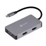 Hub Usb Type C 5 Em 1 - 2 Usb 3.0 + Hdmi + Power Delivery 60w Hc-5Vga Vinik - 1