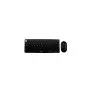 Kit Teclado + Mouse Retro Sem Fio Preto Tm409 Oex - 1