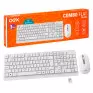 Kit Teclado + Mouse Sem Fio 2.4G Flat Tm406 Branco Oex - 4