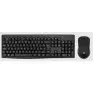 Kit Teclado + Mouse Sem Fio 2.4G Office 015-0079 Preto 5+ - 1