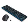 Kit Teclado + Mouse Sem Fio Office Led Azul Preto Bs-8772 Redragon - 3
